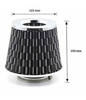 Filtro Aria Carbonio Sportivo A Cono Aspirazione Per Vw Polo Golf 6 7 Tiguan 1 2         