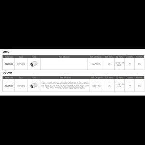 FILTRO BENZINA OMC  VOLVO