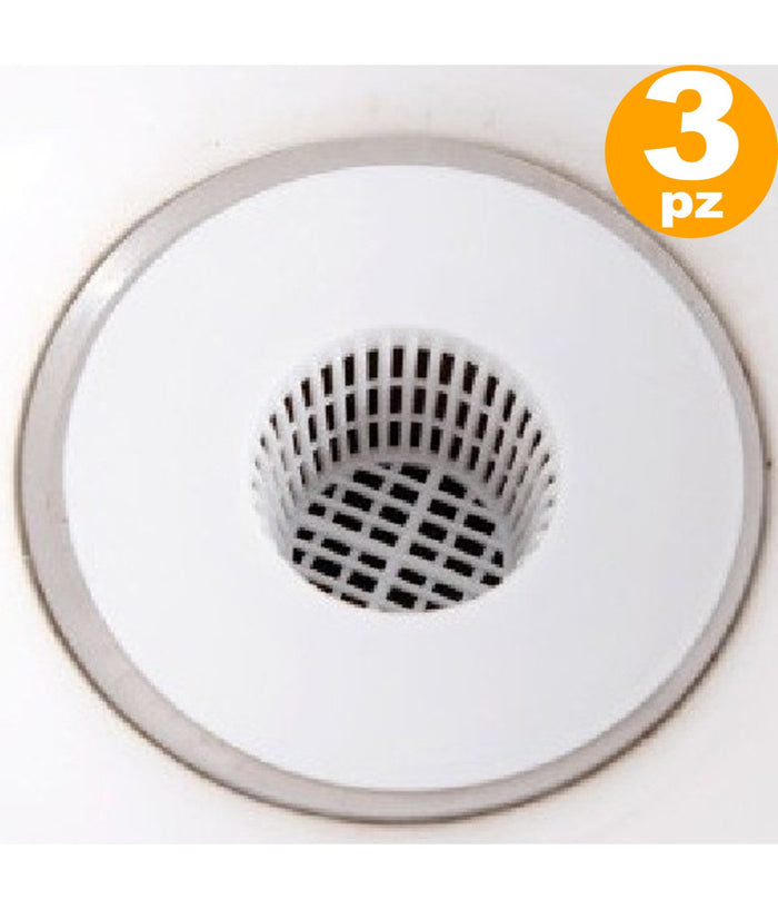 Filtro Colino Tappo Per Scarico Lavello Bagno Bidet Vasca Doccia Blocca Capelli         