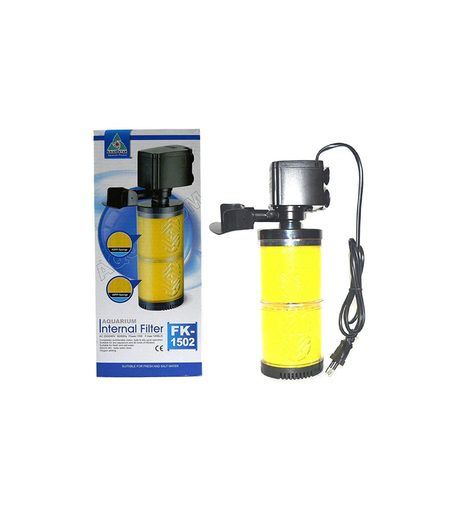 Filtro Immersione Acquario Acqua Dolce E Salata 1200l/h Pompa Interna Fk-1502         