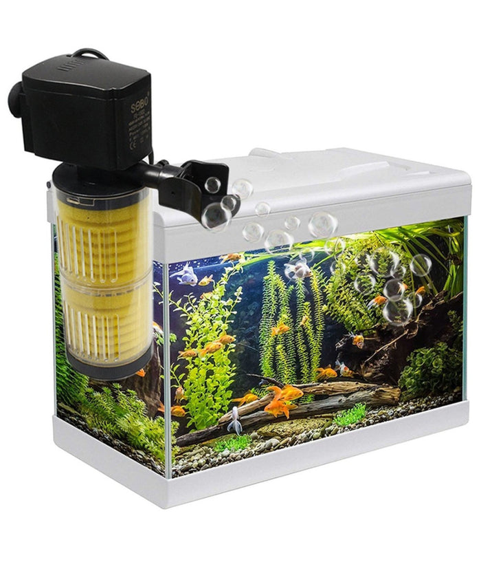 Filtro Immersione Acquario Acqua Dolce E Salata 1200l/h Pompa Interna Fk-1502         
