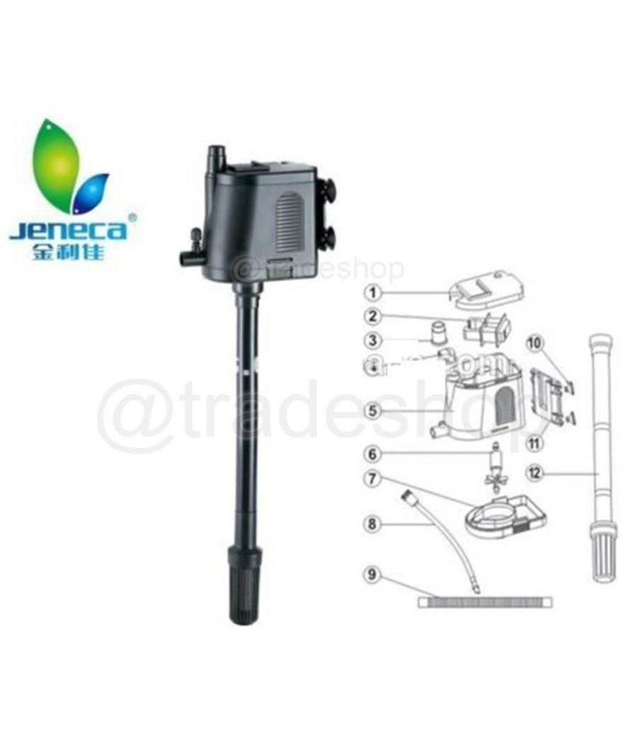 Filtro Interno Pompa Sommergibile Per Acquario 15w 900 L/h Ipf-1990 Jeneca         