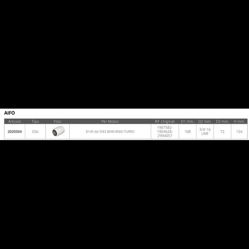 FILTRO OLIO AIFO-LOMBARDINI