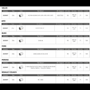 FILTRO OLIO MULTIMARCA