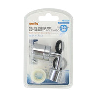 Trade Shop - Filtro Rompigetto Aeratore Rubinetto Antispruzzo Con Snodo In Plastica 22-24mm 87978         
