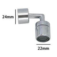 Trade Shop - Filtro Rompigetto Aeratore Rubinetto Antispruzzo Con Snodo In Plastica 22-24mm 87978         