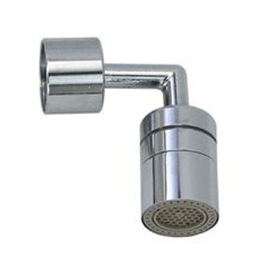 Trade Shop - Filtro Rubinetto Antispruzzo Con Snodo In Metallo Rompigetto Aeratore 22-24mm 87979         