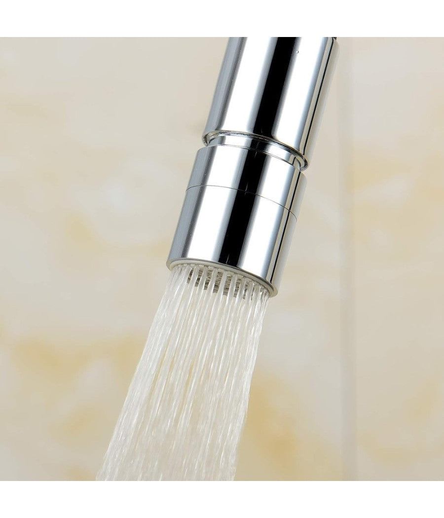 Filtro Rubinetto Antispruzzo F22 Con Filettatura Interna Con 2 Flussi Bagno 87192         