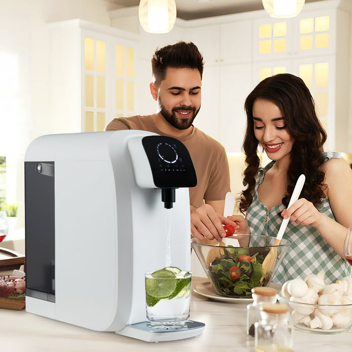 Sistema di filtrazione dell'acqua a 5 stadi RO + PPC con lampada a raggi ultravioletti-Filtro d'acqua a osmosi inversa da banco