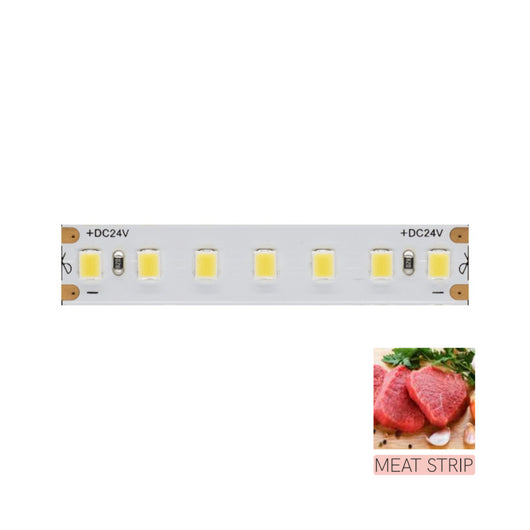 Striscia Led Per Illuminare Il Banco Alimenti della Carne - Bobina Da 5m 14,4W/M 85LM/W IP20 3700K