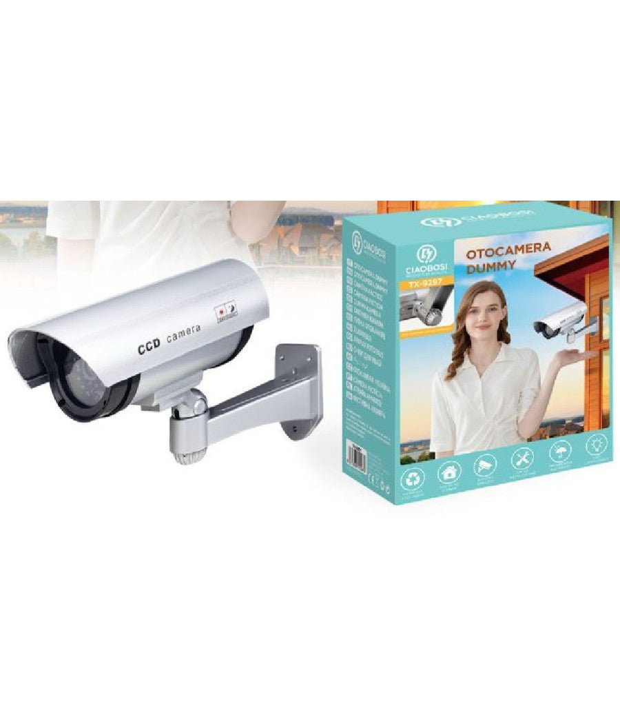 Finta Telecamera Per Casa Aperto Realistica Imitazione Telecamera Dummy Tx-9297         