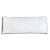 Cuscino lungo da circa 110cm per letto piazza e mezza in fiocco di memory - Comprarredo