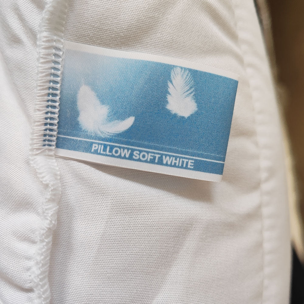 Cuscino lungo da circa 110cm per letto piazza e mezza in fiocco di memory - Comprarredo