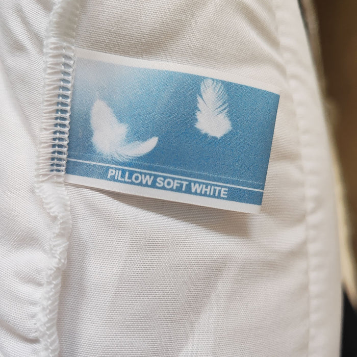 Cuscino lungo da circa 110cm per letto piazza e mezza in fiocco di memory - Comprarredo