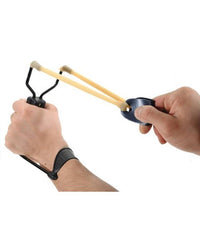 Fionda Sportiva Di Precisione Per Cacciare Pescare Pesci Da Polso Con Elastico         