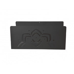 Fioriera a Parete Sacada Cm 32 X 13 X 12 H Nero Tecnokit