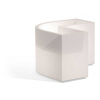 Fioriera Angolare Flowerpot Led Multicolor Con Batteria in Polimero Monacis - Cm 160X35X50 H