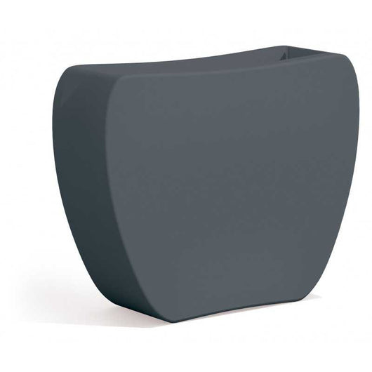 Fioriera Heart Grigio in Polimero Monacis - Cm 100X30X80 H