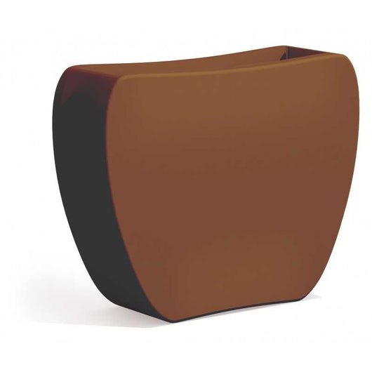 Fioriera Heart Marrone in Polimero Monacis - Cm 100X30X80 H