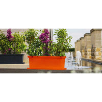 Fioriera in Polimero Monacis Millerighe Terracotta cm 80 (80X40X34h)