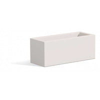 Fioriera Matera Bianco in Polimero Monacis - Cm 100X40X40 H