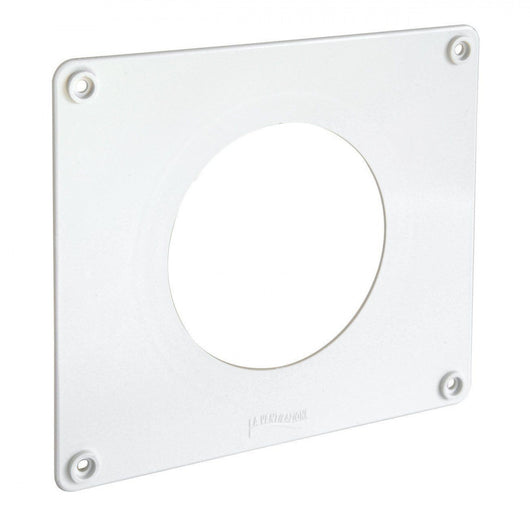 First 19x16cm copriforo bianco placca per tubi tondi