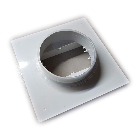 First da 125 a 150x70mm placca per passaggio a muro per tubi aerazione cappa