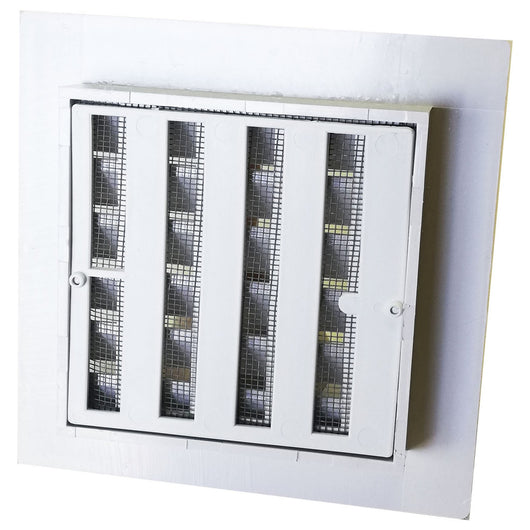 First griglia bianca tipo g da incasso con rete