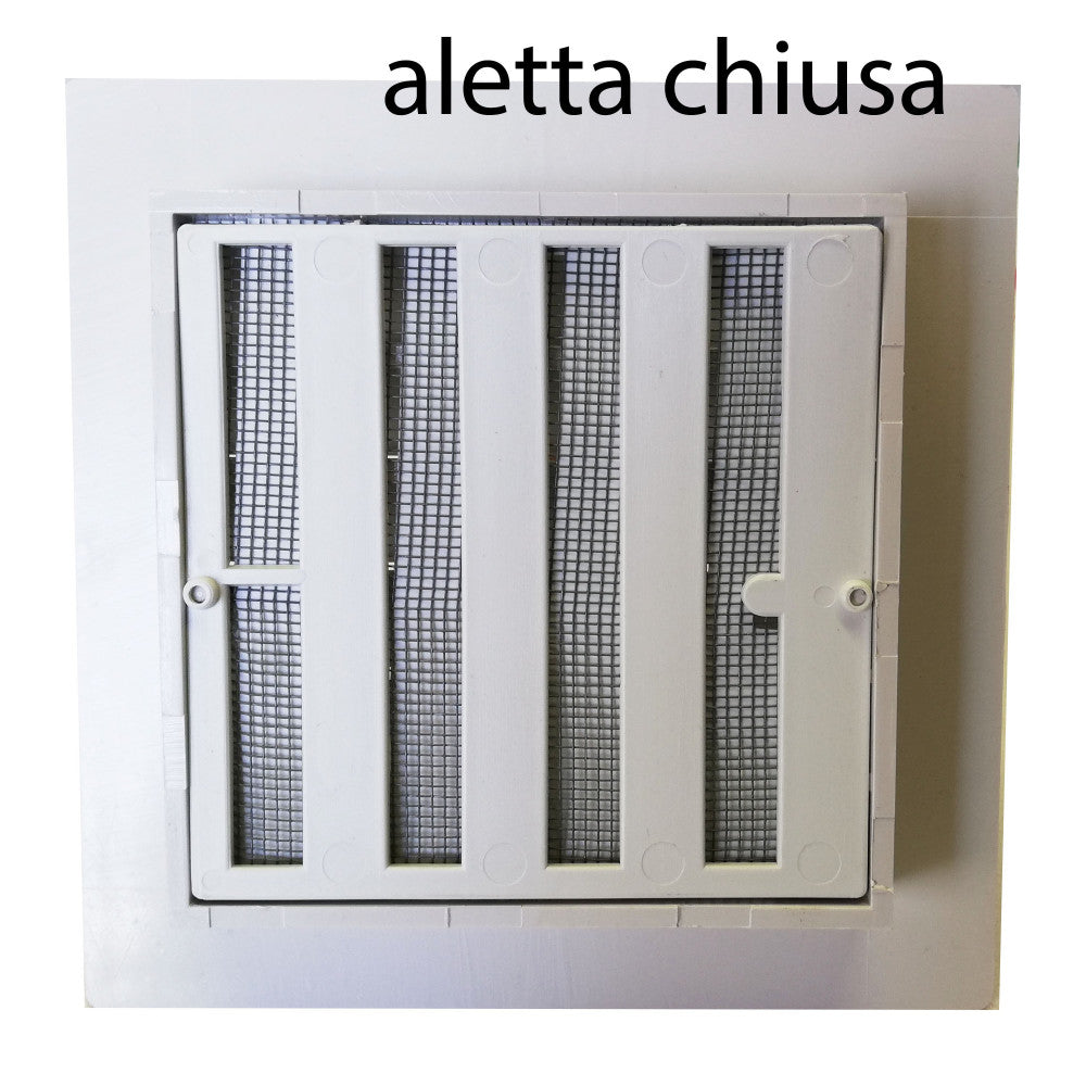 First griglia bianca tipo g da incasso con rete