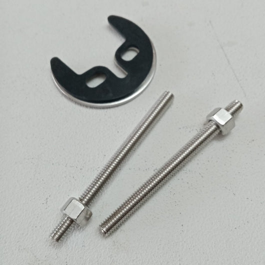 Fissaggio a 2 tiranti per rubinetto miscelatore monocomando