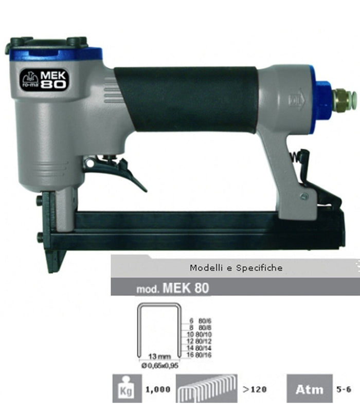 Fissatrice Pneumatica Ro-ma 5-6 Atm Mek80 Professionale Aria Compressa Maestri         