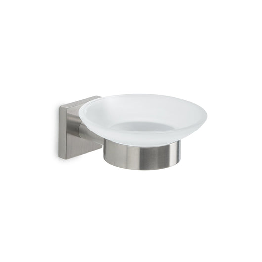 Portasapone da muro in acciaio inox AISI 304 e Cromall FJ11 Gedy serie FUJI Satinato