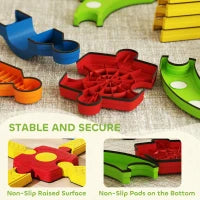 Struttura di Equilibrio per Bambini, interattivo e antiscivolo, in Plastica, Multicolore