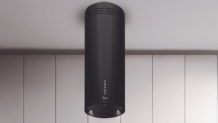 CAPPA RODIA ISOLA cm 30 - Nera - 800 m3/h