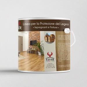 Flatting Solvente per Legno Ferro e Plastica - Litri 2,5 - Colore Trasparente