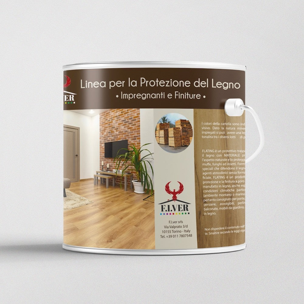 Flatting Solvente per Legno Ferro e Plastica - Litri 0,750 - Colore Trasparente