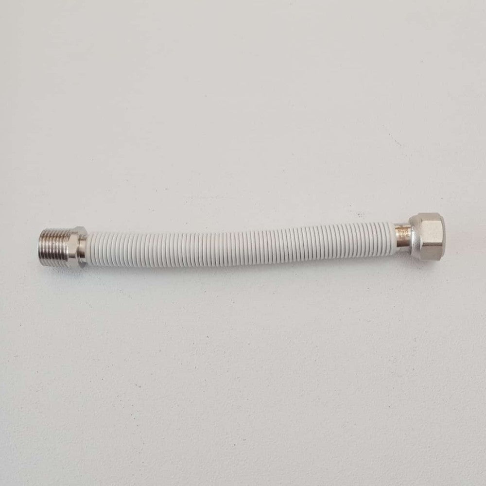 Flessibile acciaio inox rivestito mf 1 pollice allungabile da 10 a 20cm circa