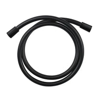 Flessibile doccia nero opaco 150 cm antitorsione in PVC