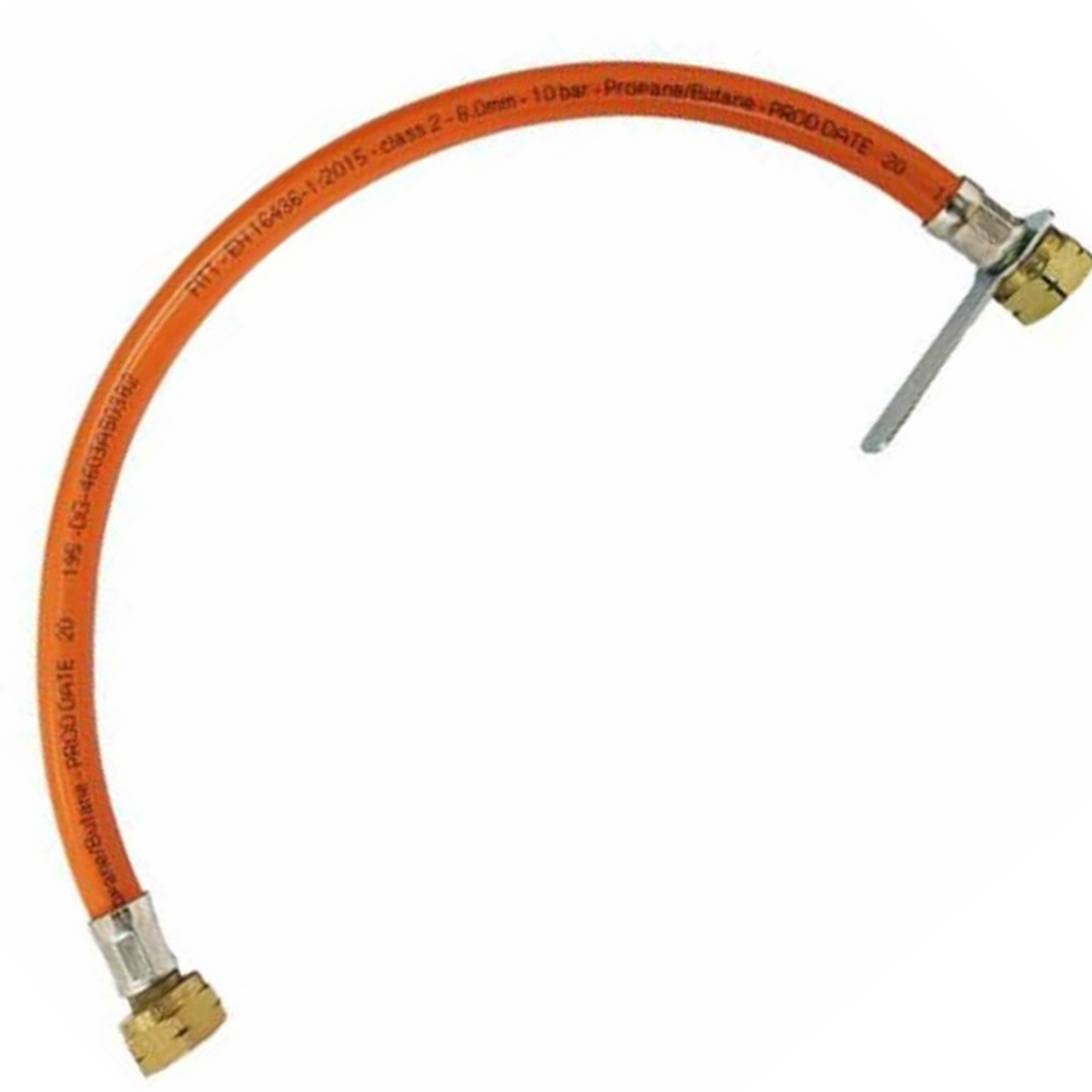 FLESSIBILE TUBO GAS NORMA EN16436 BOMBOLA E CENTRALINE 1/2 FF CM 100 - UNIVERSALE