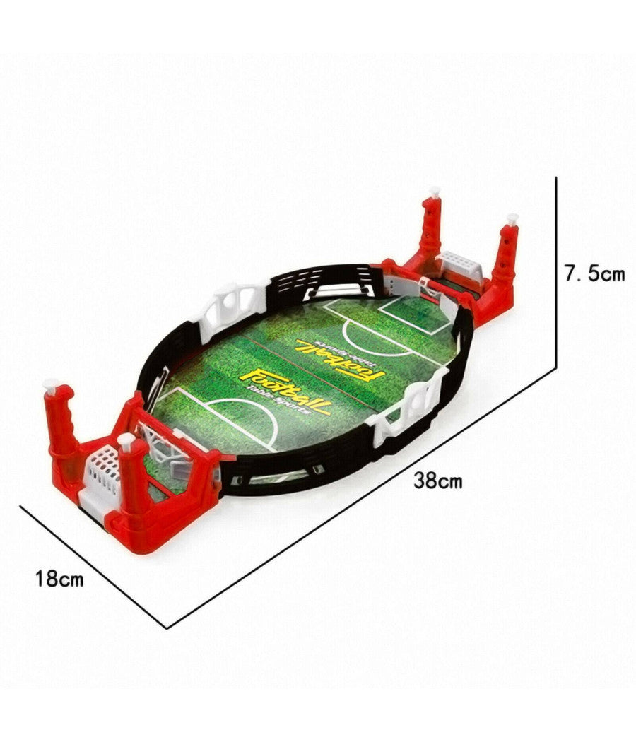 Flipper Calcio Gioco Calcetto Da Tavolo Per Due Giocatori Passatempo Per Bambini         