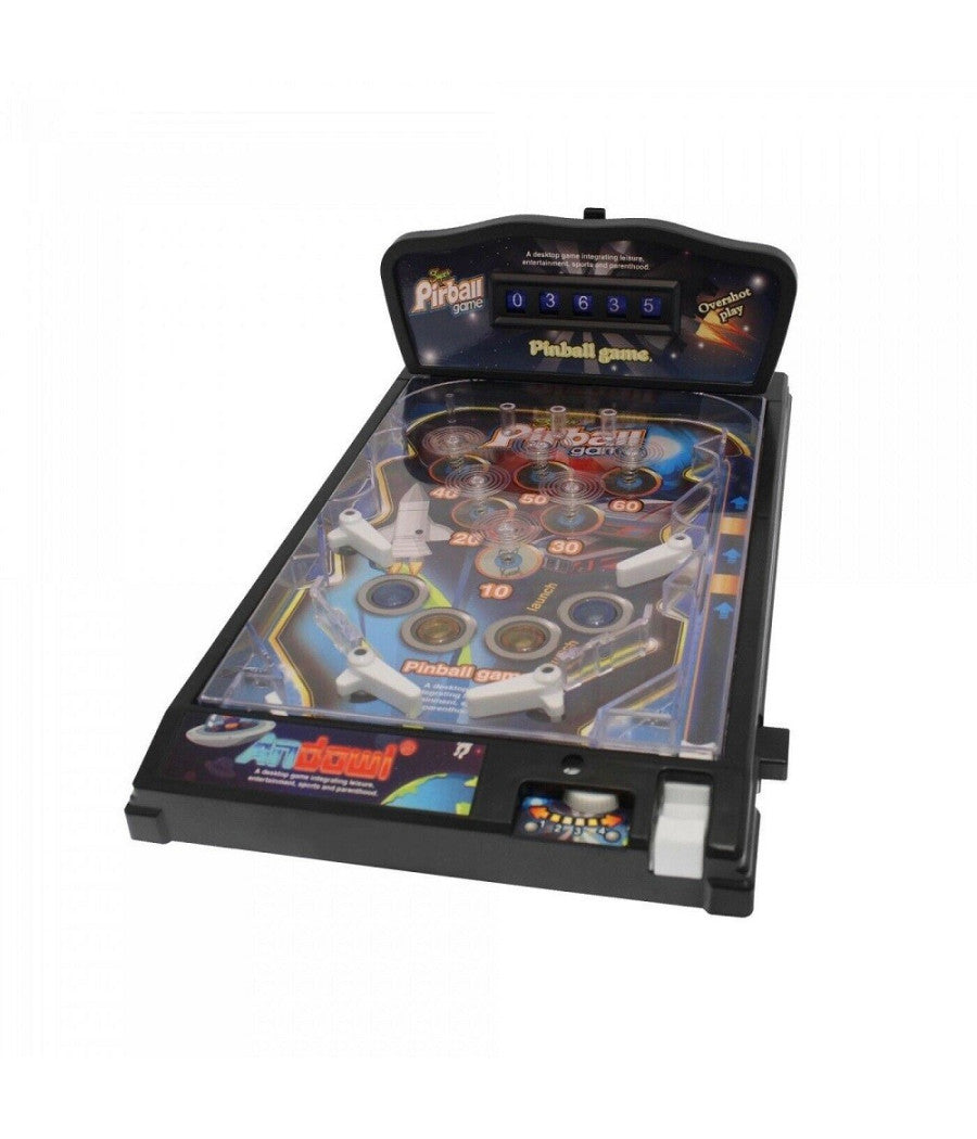 Flipper Pinball Elettrico Portatile Gioco Da Tavolo Con Luci Suoni Q-yx30         