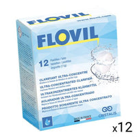 Flovil Blister Da 12 Pastiglie In Cartone Da 12 Pezzi
