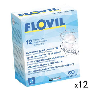 Flovil Blister Da 12 Pastiglie In Cartone Da 12 Pezzi