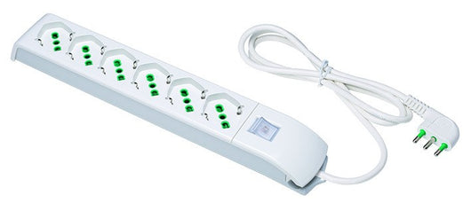 FME 41.0200 MULTIPRESA 6P BIP/SC + INT  FIDO