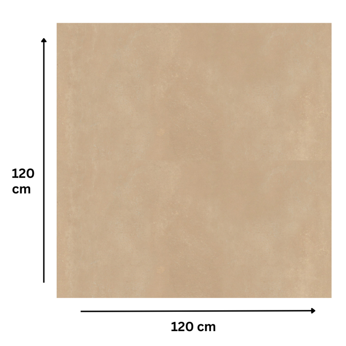 Piastrella gres porcellanato rettificata sabbia naturale 120x120 cm 1,44 m²