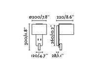 FOLD, Applique con Lettore LED per Interni, Faro Barcelona