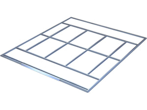 Base per capanno da giardino "Dallas" 8,84 M²