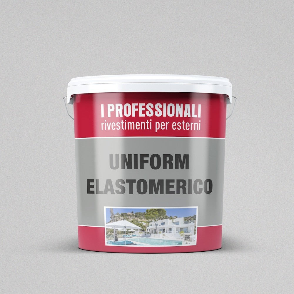 Fondo Uniformante Elastomerico - Litri 5 - Colore Bianco