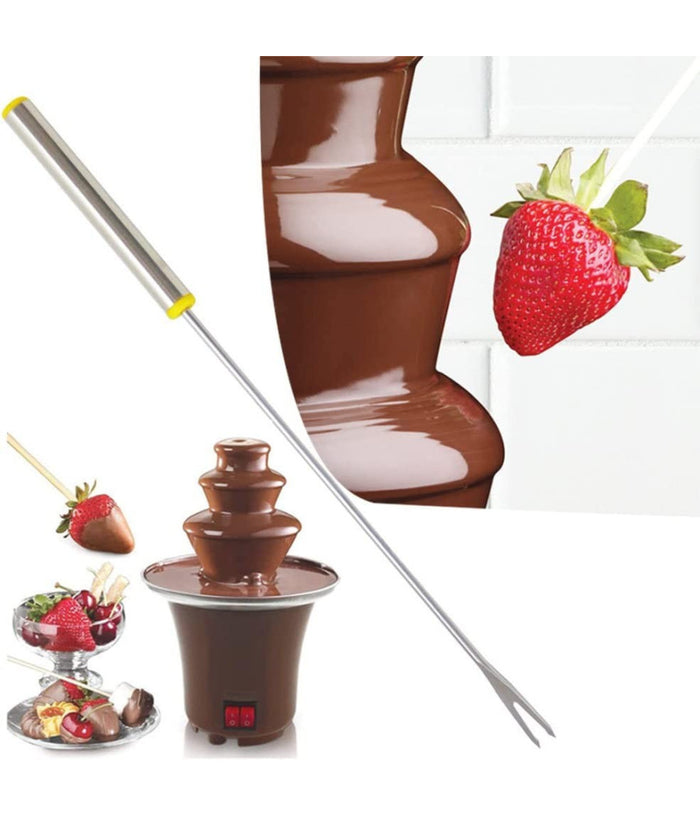 Fontana Cascata Di Cioccolato Fonduta Formaggio Antiaderente Dolce Festa Party         