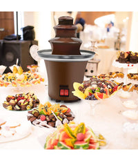 Fontana Cascata Di Cioccolato Fonduta Formaggio Antiaderente Dolce Festa Party         